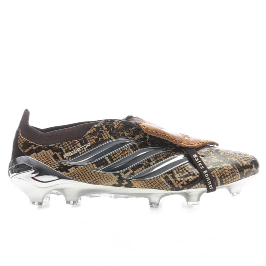 Adidas Originals x Wales Bonner Predator Elite Fold-Over Tongue Firm Ground Cleats - Brown/Silver Metallic/Bronze Strata