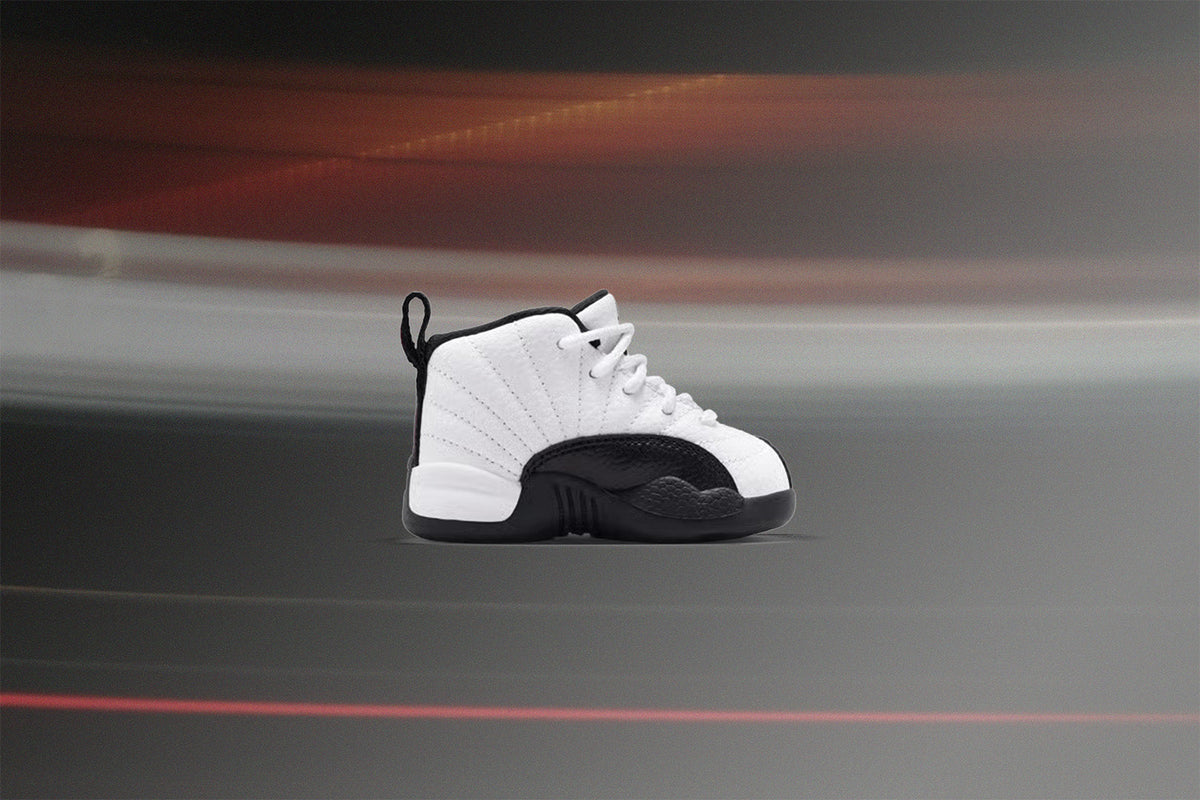 Air Jordan 12 Retro 'Taxi' (TD) - White/Black/Taxi