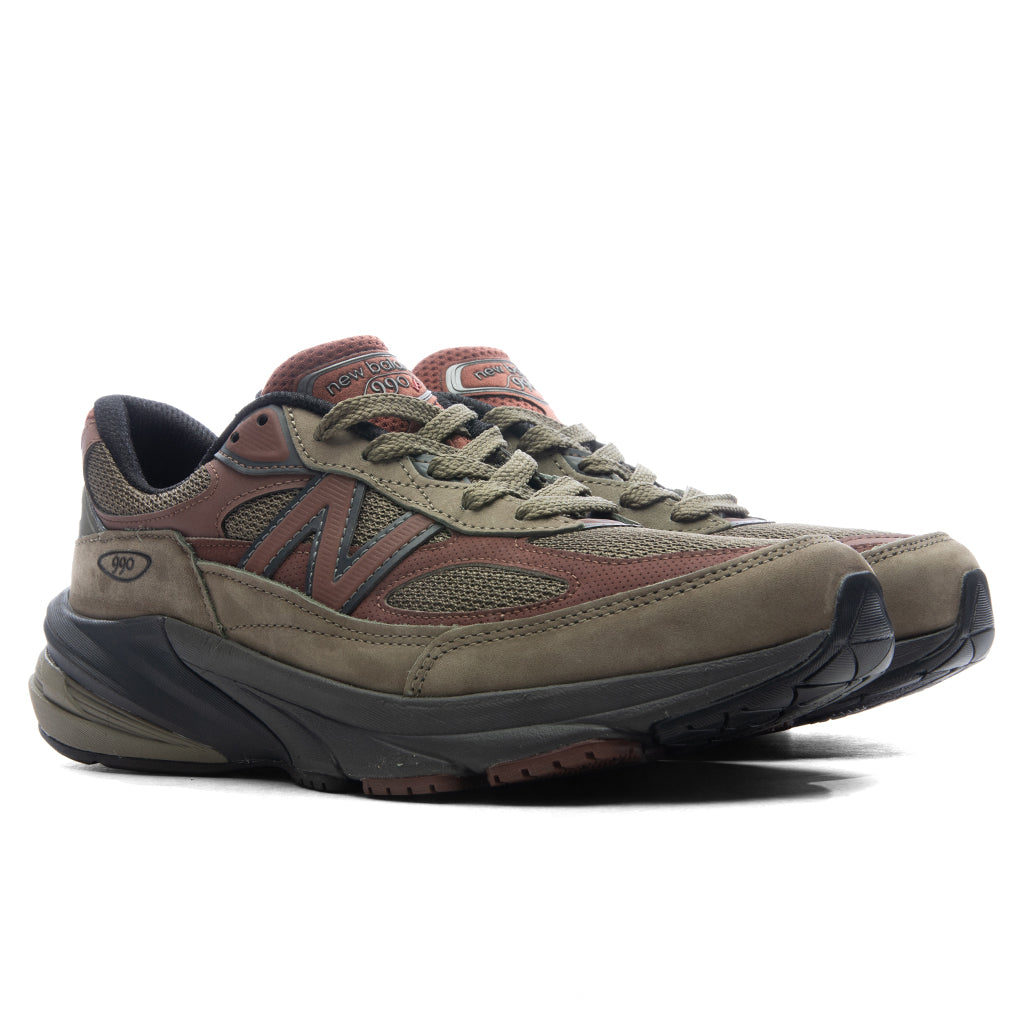 Made in USA 990v6 - Dark Camo/Rich Oak/Black Cement