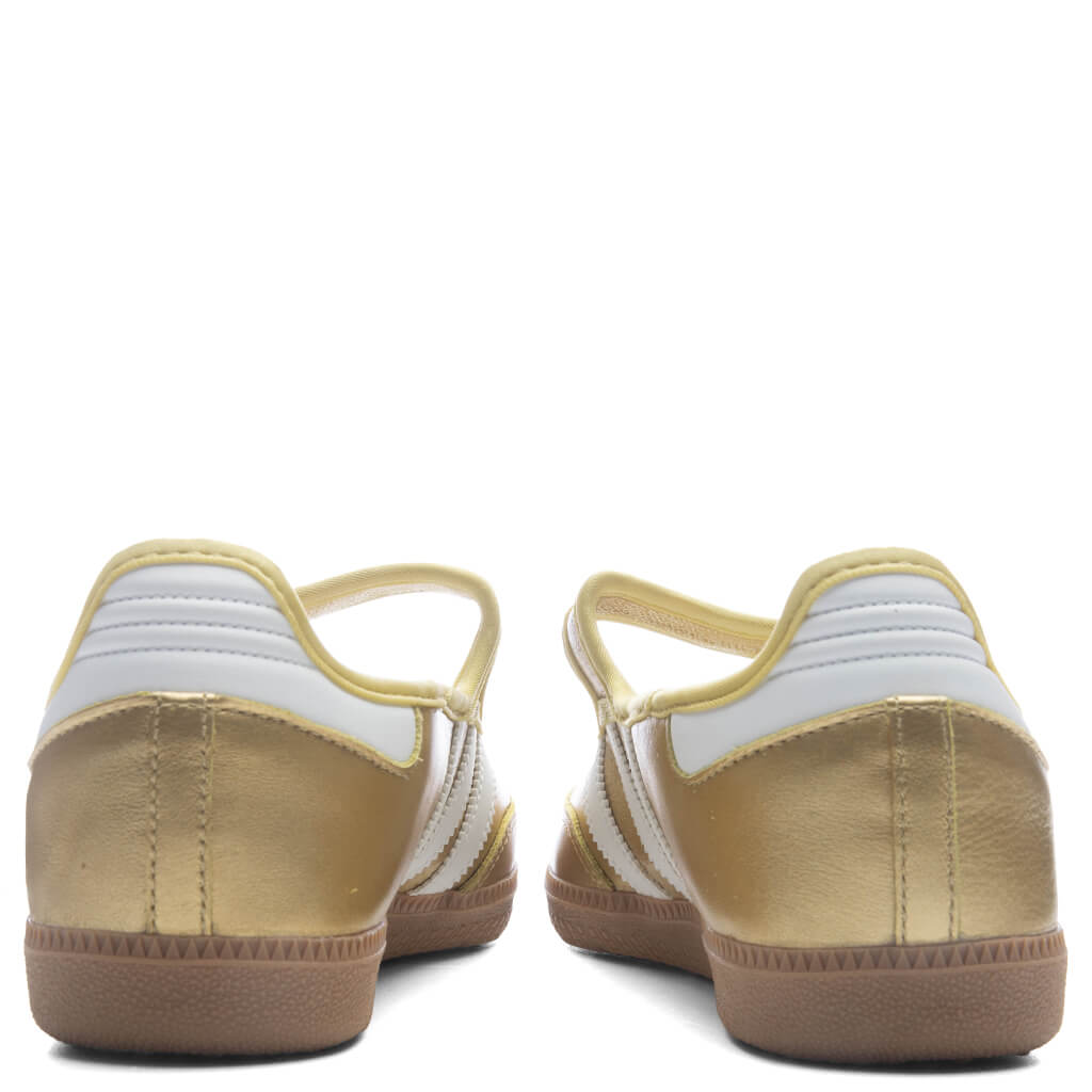 Women's Samba Jane - Gold Metallic/Cloud White/Gum